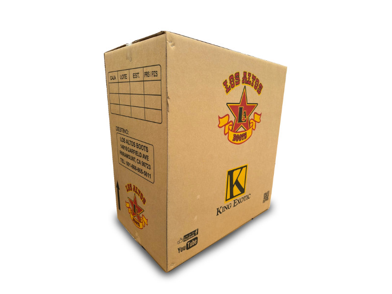 Caja exportación calzado